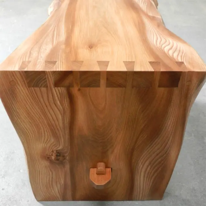 Ashfield Workshop elm bench