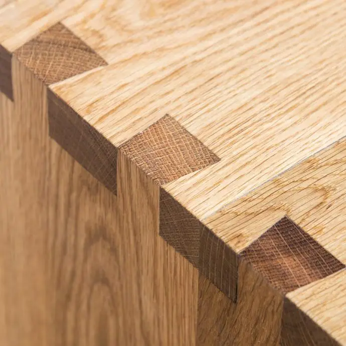 Ashfield Workshop elm bench detail